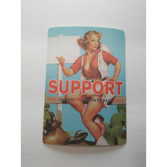 Bob Dylan Backstage Pass Original 2001 World Tour Folk Rock Music Sexy Lady Blue - Picture 4 of 5